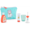Corolle Baby Doll Care Pouch and Accessories Set - Includes Storage Bag, Drinking Cup, Pretend Electric Toothbrush, Toothpaste and Pump Bottle, for use with12, 14 and 17 Dolls (141