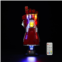 Kyglaring LED Lighting Kit Designed for Lego Nano Gauntlet 76223 (No Model) and Lights Set Compatible with Replica Iron Man Gauntlet Model Building Set - Without Lego Set (RC Versi