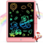 Bravokids 10 Inch LCD Writing Tablet for 3-8 Year Olds - Electronic Drawing Pad and Doodle Board as Educational Birthday Gifts for Girls and Boys (Pink)