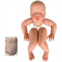 Layue New 22inch Lifelike Reborn Doll Kit Ruby Sleeping Baby Already Painted Unfinished Doll Parts DIY Toys