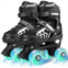 SZHZS Kids Roller Skates for Boys Girls Child Beginners, Adjustable Roller Skates for Youth and Adult 4 Sizes with All Light up Wheels for Outdoor Indoor Sports