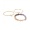 Dee Berkley Purple Ombre Gemstone Bracelet Stack