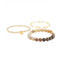 Dee Berkley Beige Ombre Gemstone Bracelet Stack