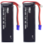 sea jump 2PCS 7.4V 2700mAh 10C Battery for Hubsan H501S X4 H501C H501A H501M H501S W H501S pro Four-axis Aircraft Aerial Camera UAV Spare Parts