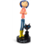 Surreal Entertainment Coraline with Cat PVC Bobble Figure Statue Collectible Bobblehead Action Figure, Desk Toy Accessories Novelty Gifts for Home Office Decor 6.5 Inches Tall