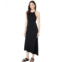 SUNDRY Open Back Asymmetrical Dress in Cotton Modal