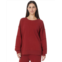 Mod-o-doc Long Sleeve Seamed Boxy Sweatshirt Black