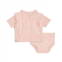 Barefoot Dreams Kids CozyChic Ultra Lite Baby Set with Cotton Eyelet Ruffle (Infant)