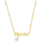 Kendra Scott Mom Crystal Short Pendant Necklace