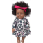 Lovskoo Lifelike Reborn Baby Dolls Black 12-Inch Baby-Soft Body & Curls Realistic-Newborn Baby Dolls African American Real Life Baby Dolls Cloth Body with Cute Clothes for Kids Age 3+ (Bla