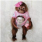 Wamdoll 20 inches 50CM Realistic Reborn Monkey Baby Dolls Weighted Body Very Soft Silicone Vinyl Lifelike Collectible Flexible Doll Feel Real