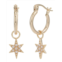 Joy Dravecky Eden Star Huggie Earrings