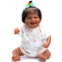 Ecomgoo Full Silicone Body African American Reborn Baby Dolls Realistic 20 inch Black Girl Newborn Doll Toy