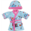 SaltByelif Ragdoll Clothes Doll Pajamas Baby Doll Robe Outfits Clothes Warm Wear Set Accessaries with Hat for 18-inch Dolls