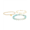 Dee Berkley Turquoise Ombre Gemstone Bracelet Stack