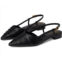 Womens Vince Camuto Agnes Bunched Toe Slingback Flat Mules