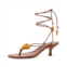 Womens FARM Rio Shell Macrame Kitten Heels