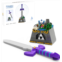 BuildingBoat The Master Sword Building Kit, Micro Hyrule Building Blocks Set, Unique Decorations and Building Toys Gifts for Boys Kids Ages 6-12 Year Old (388 Pieces)