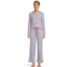 Karen Neuburger Petite Novelty Print Long Sleeve Girlfriend Pajama Set