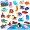 HOGOKIDS 24 Pack Party Favors for Kids Building Set - 629PCS Marine Animals Building Blocks Toy for Goodie Bag Stuffers Classroom Prizes, Valentines Day Easter Birthday Gift for Bo