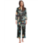 Womens N by Natori Festival - Satin Long Sleeve Pajama Set