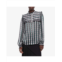 Jason Wu Striped Plaid Print Ruffle Blouse