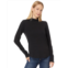 Womens Lilla P Long Sleeve Mock Neck Tee