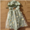 SSIMOO Reborn Baby Doll Clothes 22 inch Outfit Accessories Green Floral Dress with Hat for 20-22 Inch Newborn Baby Doll Girl (Green)