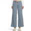 L.L.Bean Womens LLBean Lakewashed Pull-On Wide Leg Pants
