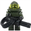 Modern Brick Warfare Custom Juggernaut Warzone Minigun Soldier Minifigure