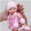 Miaio Reborn Baby Doll 7 Inch Silicone Doll Girl Mini Realistic Newborn Baby Dolls Silicone Full Body Stress Relief-03