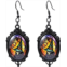 Gothic Halloween Cameo Earrings Halloween Earrings Punk Style Mystery Earrings Jewelry for Women