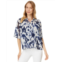 Womens Vince Camuto Collard Short Slv Blouse W Shirt