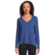 Elliott Lauren Garment Dye Tees - Long Sleeve V-Neck Knit Top