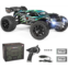 HAIBOXING RC Cars Hailstorm, 36+KM/H High Speed 4WD 1:18 Scale Waterproof Truggy Remote Control Off Road Monster Truck with Two Rechargeable Batteries, All Terrain Toys for Kids an