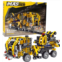 BIRANCO. Crane Truck Building Kit - Educational Learning STEM Building Blocks Toys Gifts for 8, 10, 12 yr Old Kids, Engineering Construction Set for Boys & Girls Age 6, 7, 9, 11, 1