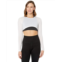 Womens Jamie Sadock Sunsense 35 SPF Lightweight Long Sleeve Crew Neck Crop Layering Top