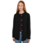 Mod-o-doc Long Sleeves Mix Media Oversized Shacket