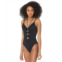 Gottex V-Neck One-Piece Strappy Details and Cutouts