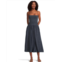 Womens Madewell Smocked Indigo Cami Sundress in Rinse Wash