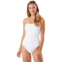 Womens Tommy Bahama Pearl Shirred Bandeau One-Piece