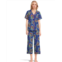 Womens Bedhead PJs Bedhead PJs x Trina Turk Long Sleeve Cotton Knit Short Sleeve Pajama Set