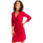 Womens Tommy Bahama Clara 3/4 Sleeve Chain Dress