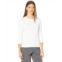 Womens Lilla P 1x1 Rib 3/4 Sleeve Crewneck Tee