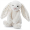 Jellycat Bashful Twinkle Bunny Chime Rattle Stuffed Animal 10 inches