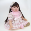 NPKDOLL 22 Reborn Baby Dolls Lifelike Handmade Newborn Silicone Full Body Vinyl Girl