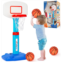 GMAOPHY Toddler Basketball Hoop Indoor for Age 1-3, Adjustable Kids Basketball Hoop, Mini Basketball Hoop with 3 Balls for Outdoor Poolside, Birthday Christmas Sport Toys Gift for Baby Boy