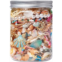SMUOBT Ocean Shell Mystery Jewelry Jar - 30 Piece Seaside Surprise Jewelry Box for Women Includes Necklace Earrings Rings Bracelet Choker & More - Nautical Beach Theme Gift Se