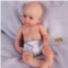 SERENDOLL 16 inch Realistic Full Silicone Baby Doll,Lifelike Reborn Baby Dolls, Toy, and Collectible.Bald Boy 042