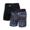 Mens SAXX UNDERWEAR Vibe Xtra Super Soft Boxer Brief Fly 2-Pack